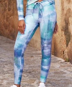 CUPSHE Soft Focus Tie Dye Drawstring Leggings Accs & Clothing