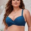 CUPSHE Elsa Criss Cross Ruched Plus Size Bikini Top Swimwear BOGO 40% OFF
