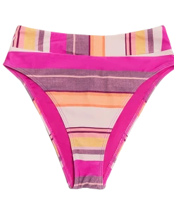 CUPSHE Nikita Striped Hipster Bikini Bottom Swimwear UP TO 70% OFF