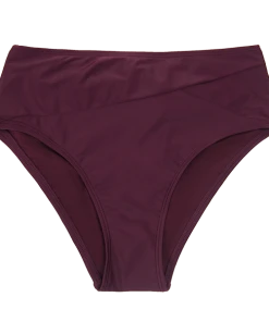 CUPSHE Bikinis Shangrila Solids Folded High Waist Bikini Bottom