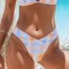 CUPSHE Jaida Checkered High Cut Bikini Bottom