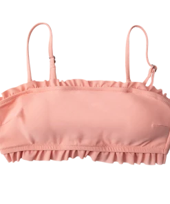CUPSHE Peach Pearl Ruffle Bandeau Bikini Top Swimwear UP TO 70% OFF