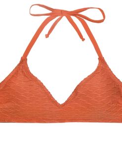 CUPSHE Bikinis Eloise Textured Halter Bikini Top