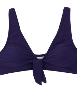 CUPSHE Bikinis Alia Navy Knotted Bikini Tank Top