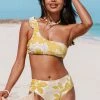CUPSHE Swimwear BOGO 40% OFF Delicate Expressions One Shoulder Functional Bow Bralette