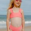 CUPSHE Swimwear UP TO 70% OFF Wild Ronarce Ruffle Straps Girls Bikini Set