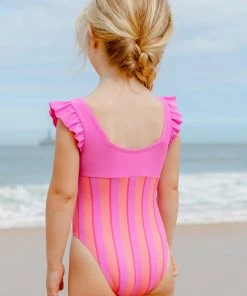 CUPSHE One Pieces Wild Ronarce Ruffles Girls One Piece Swimsuit