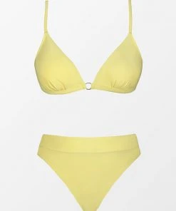 CUPSHE Bikinis Summer Glow Up Triangle And Banded Cheeky High Waist Bikini Set