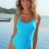 CUPSHE Capri Square Neck One Piece Swimsuit One Pieces