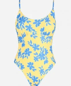 CUPSHE One Pieces Bold Blooms O-Ring Scoop Neck One Piece Swimsuit