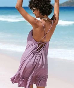 CUPSHE Louise V-neck Backless Ruched Slip Dress