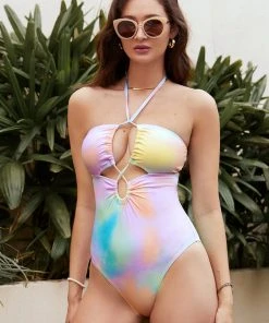 CUPSHE Arizona Road Trip Tunneled Cutout One Piece Swimsuit One Pieces