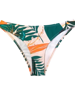 CUPSHE Bright Leafy Print Bikini Bottom Swimwear UP TO 70% OFF