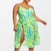 CUPSHE Dresses Love Los Angeles Art Walk Animal Plus Size Maxi Dress