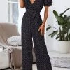 CUPSHE Accs & Clothing Lara Wide Leg Maxi Dots Jumpsuit