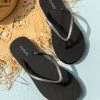 CUPSHE Accs & Clothing Noire Minimalist Flip Flops