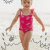 CUPSHE Reyna Palm Tree One Piece Swimsuit For Toddler Girls And Girls
