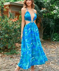 CUPSHE Vestrahorn Backless Tie A-Shape Dress Dresses