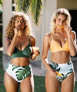 CUPSHE Swimwear BOGO 40% OFF Elliott Wrap Tie Back Bikini Top