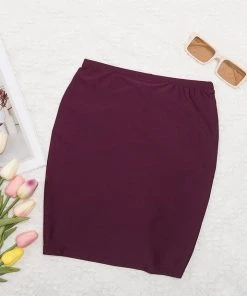 CUPSHE Shangrila Solids Ruched Skirt Cover Ups