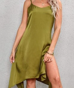 CUPSHE Amelie Tie Back Slip Dress Dresses