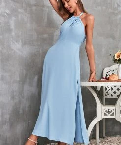 CUPSHE Dresses Carol A-Shape Halter Neck Dress