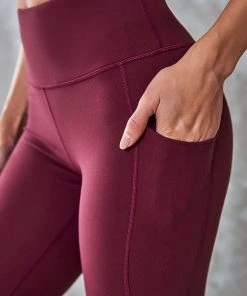 CUPSHE Finn Red Slim Fit Leggings