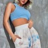 CUPSHE Della Tie Dye Elastic Waisted Sweat Shorts Accs & Clothing