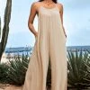 CUPSHE Accs & Clothing Gigi V-neck Thin Straps Backless Jumpsuit
